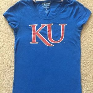 Kansas Jayhawks PINK Victoria's Secret Blue Small